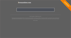 Desktop Screenshot of freeautobot.com